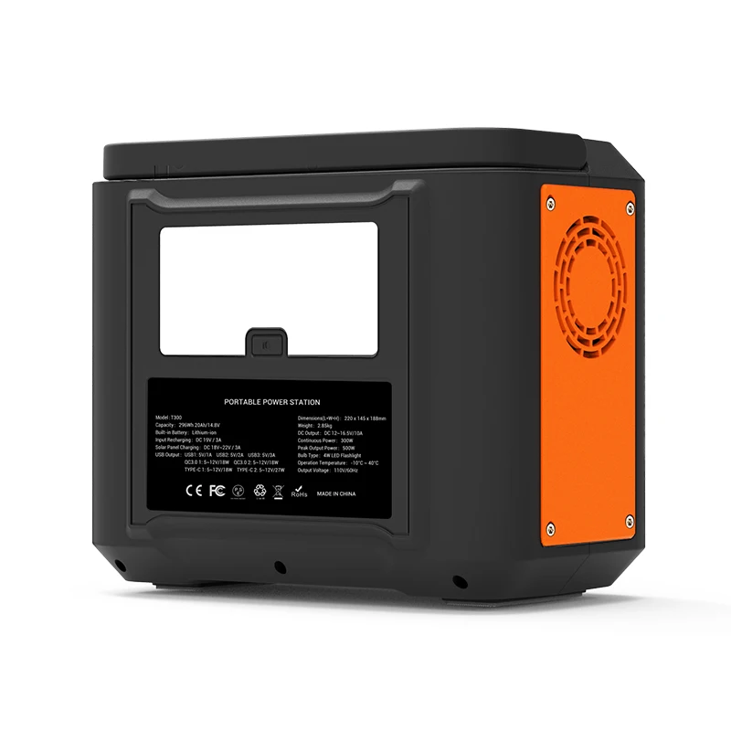 Inverter Lithium battery Portable Solar Power Station 500W with Lithium battery 550Wh For Camping Food Truck Explorer Phone