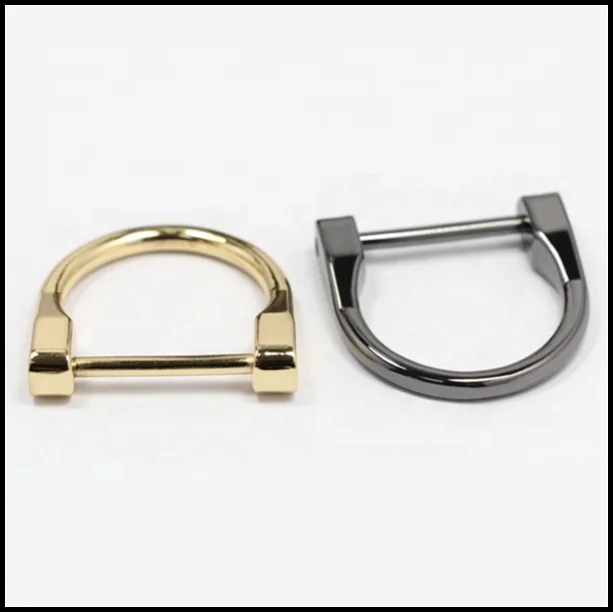 High Quality Black Metal D Ring For Leather D Ring Belt