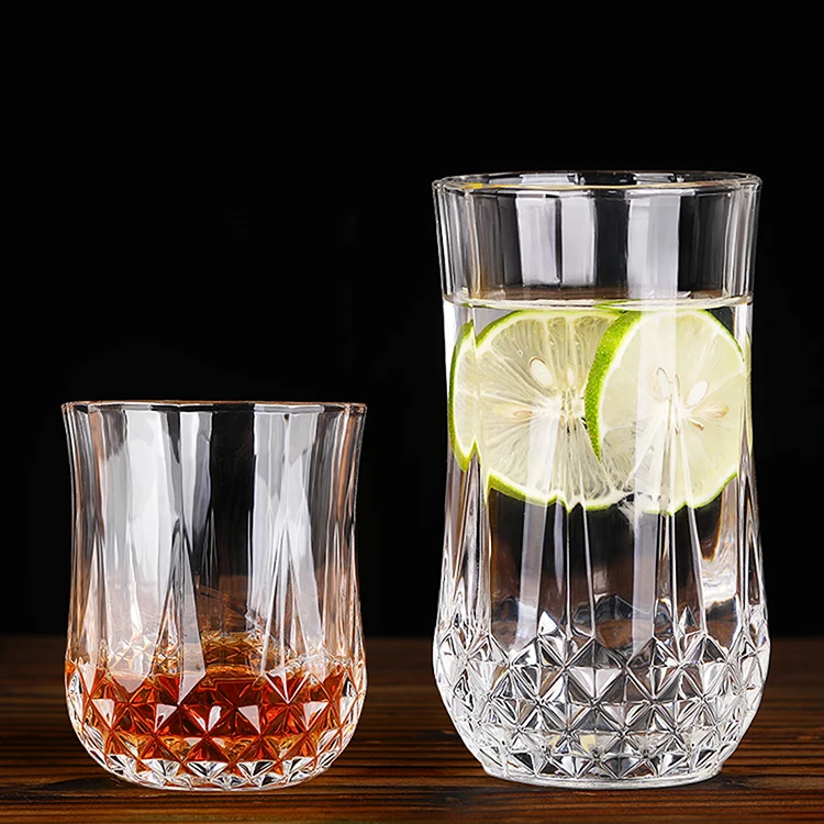 Customised LOGO  Wine Glasses Crystal Wine Glasses Modern Melamine Wine Glasses Crystal