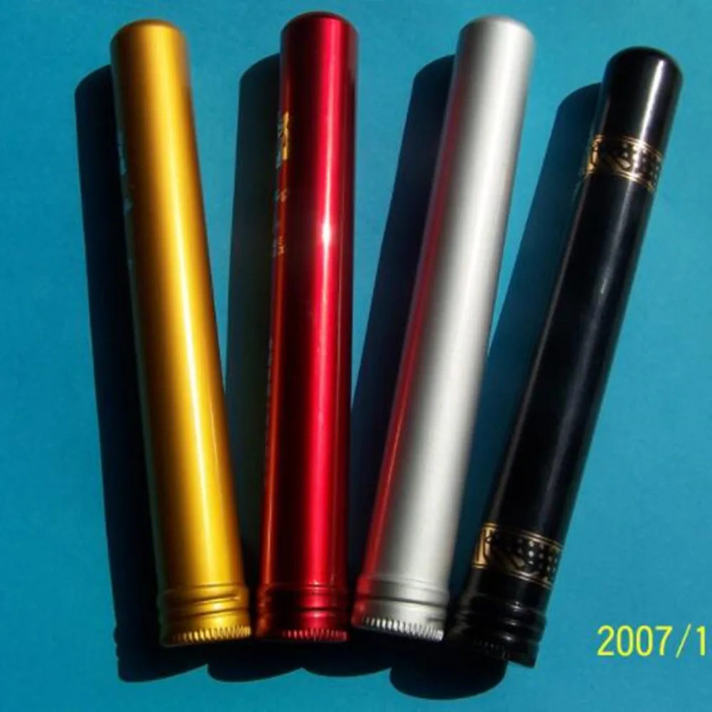 
Customized metal Aluminum Cigar Tube case holder Package 