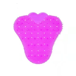 Customized Triangle Urinal Screen Mat for man toilet change color in hot water