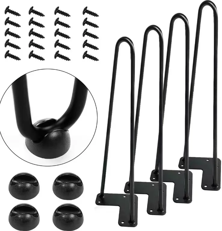 Best Iron Coffee Table Hairpin Shaped Legs for Second and Third Line Solid Hollow Table Legs