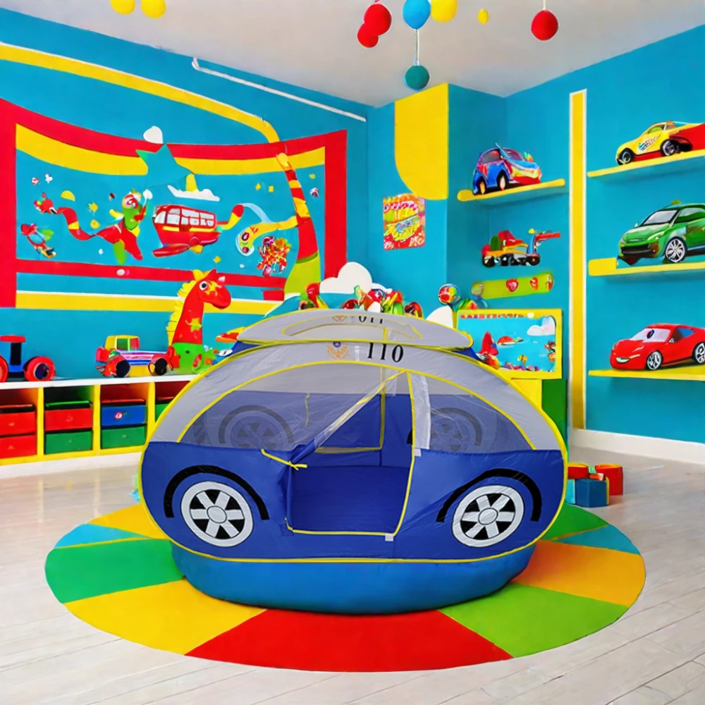 Factory Directly Provide Baby inertial small police car boy ambulance boy children toy tent