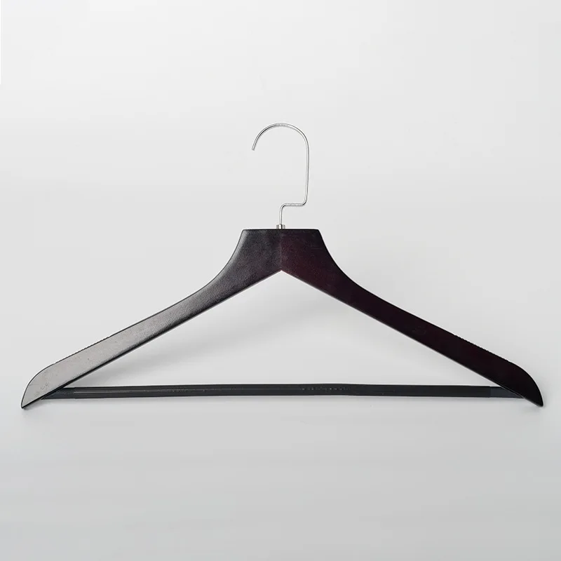 Wood Hanger Metal Hook Laundry Pants Shirt Clothes suit and pants Wooden Hangers natural wooden hangers