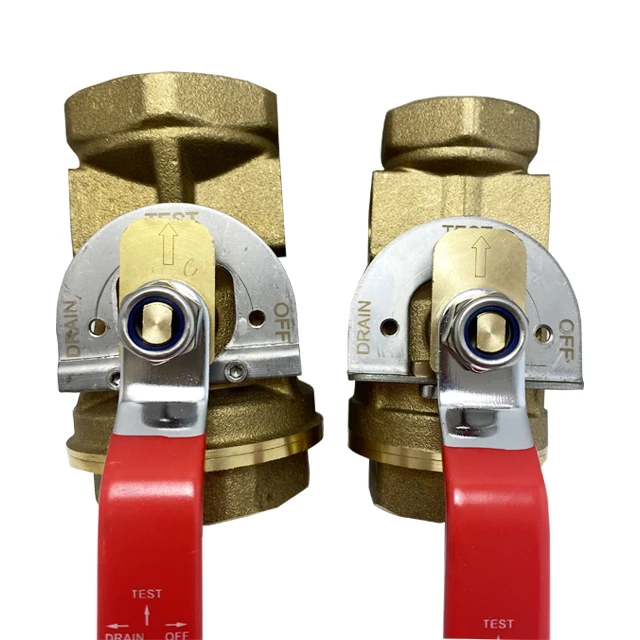 Leyon FM UL Grooved Pipe Fitting Fire Fighting Pipes Fire Protection System Test Drain Valves