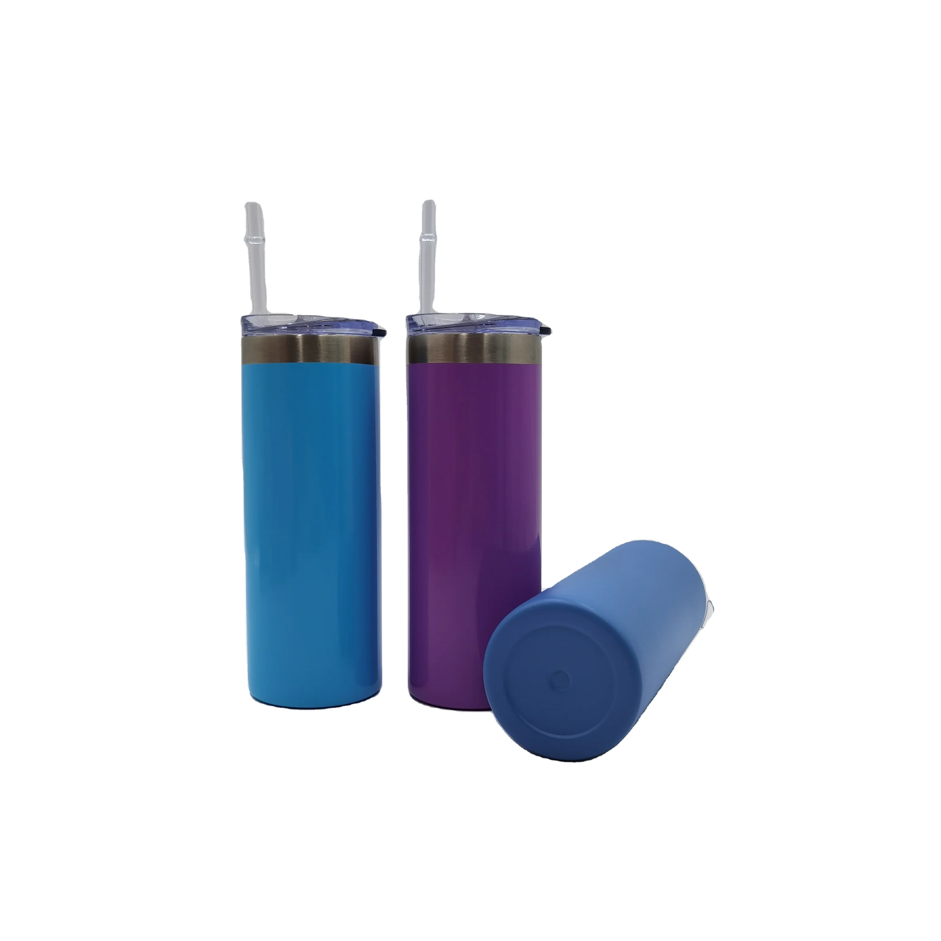 
Sublimation blanks 20oz vacuum insulated straight skinny tumblers double wall stainless steel 18/8 tumbler 