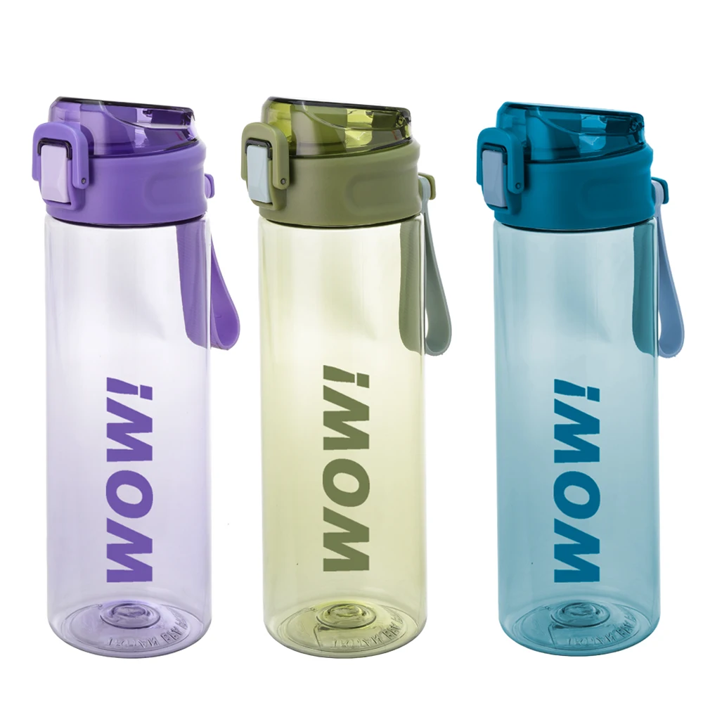 Professional Manufacture Canteen Sport Collection Water Bottle Aqua Flask Tumbler Custom logo 600ml 750 ml Travel Plastic Bottle