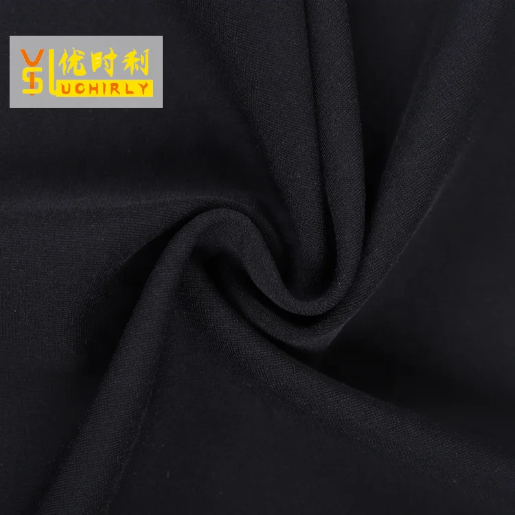 Viscose nylon spandex knitted ponte de roma fabric