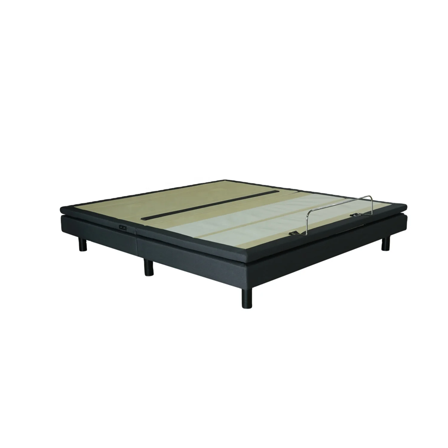 
9541 Modern Designs Metal Massage King Size Double Cot Bed with Soft Lights Under the Bed 