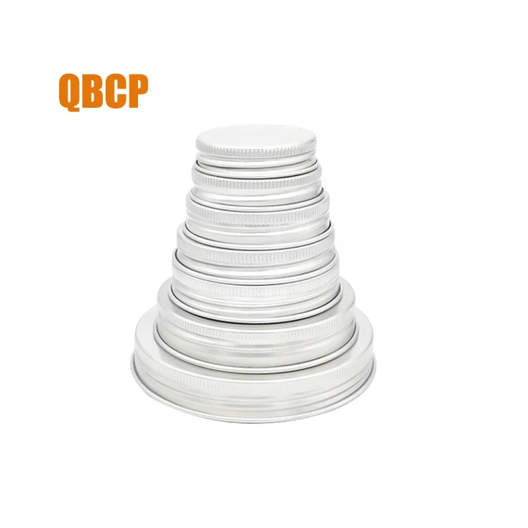 Простая алюминиевая винтовая крышка с вкладышем