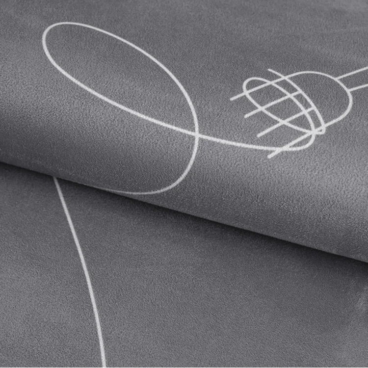 Non Slip Heat Resistant Anti Fatigue Custom Printed Oil Proof Sude Printing Floor Mat Set Washable Kitchen Mat