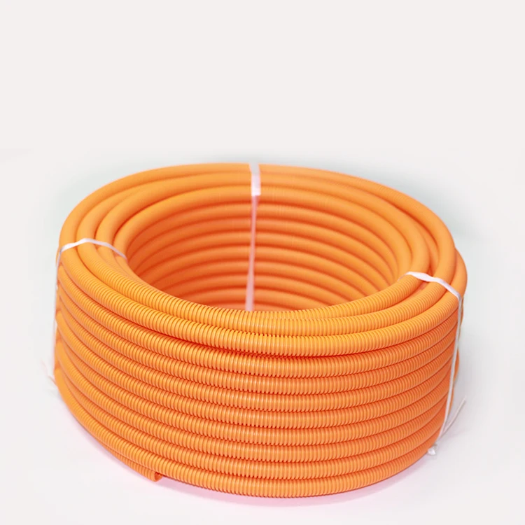 Support OEM&ODMcorrugation pipe/conduits/ corrugated pe pp pa pvc conduit custom flexible corrugated plastic tubing