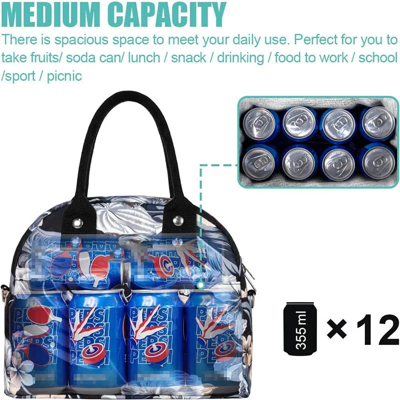 Wholesale children school comfortable handle small sandwich bento lunch box cooler student lunch bag