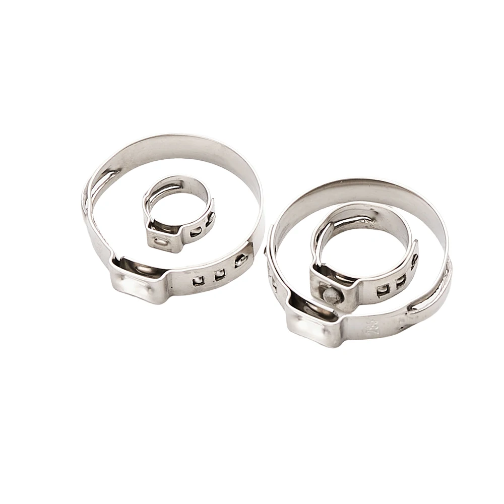 wholesale adjustable  stainless steel Single Ear hose clamp for drive shaft