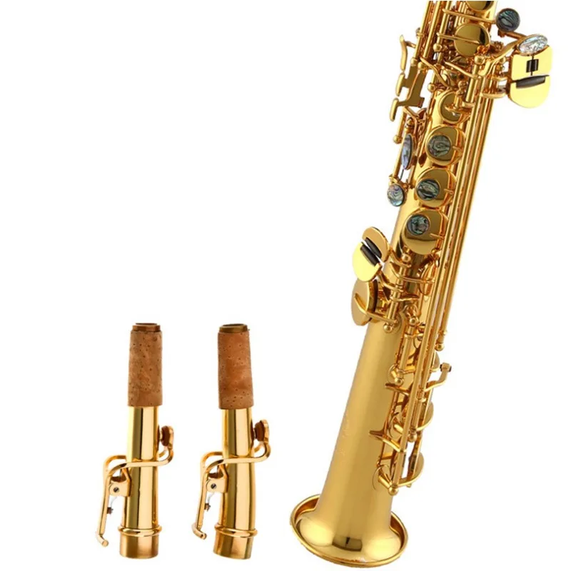 Chinese Professional Beginner Sax Lacquer Gold Brass Sachs Soprano Saxophone