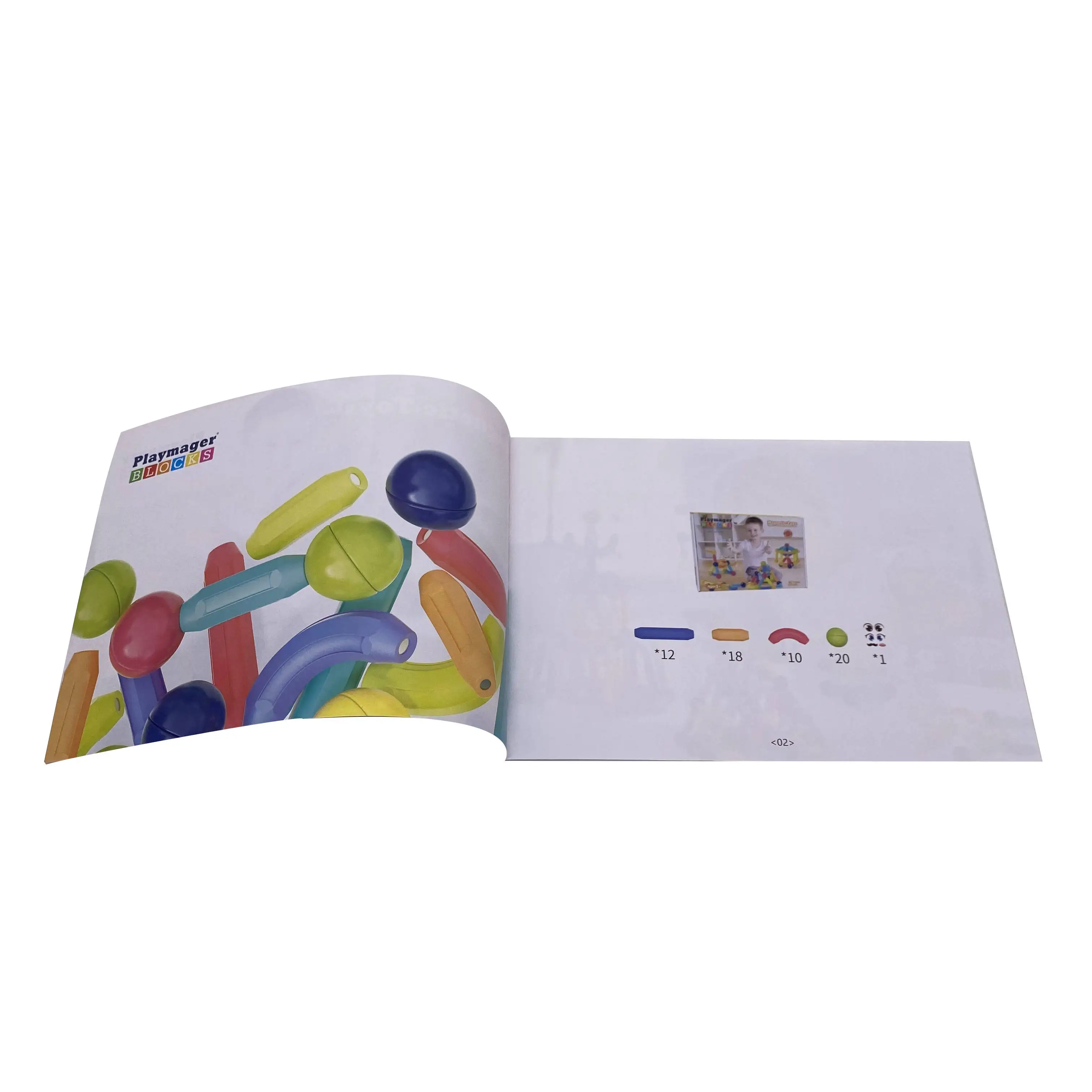 China Factory Custom Product Paper Instruction Manual Leaflet Catalogue Fsc Certified Color Printing Instruction Book