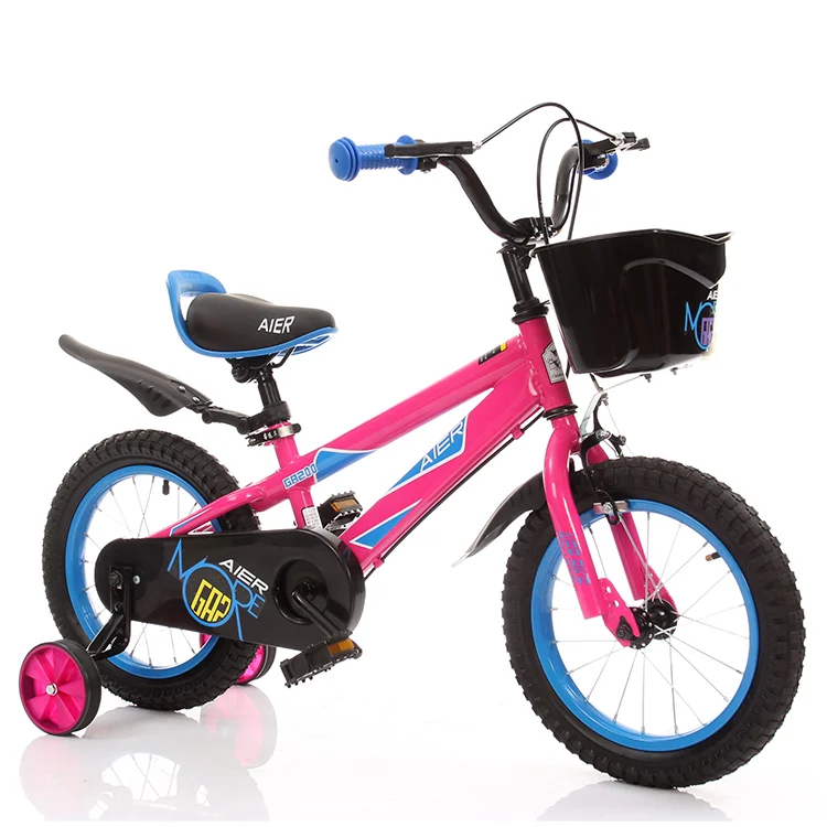 Fashionable princess kids bicycles girls boys bike children sports bike with removable auxiliary wheel