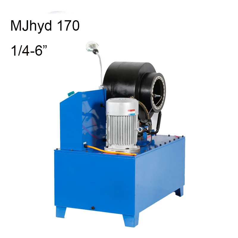 6 Inch DX68 DX76 DX69 Wtih Sreen Uniflex F1nn Power Hose Crimping Machine Press Hose Tool Machine