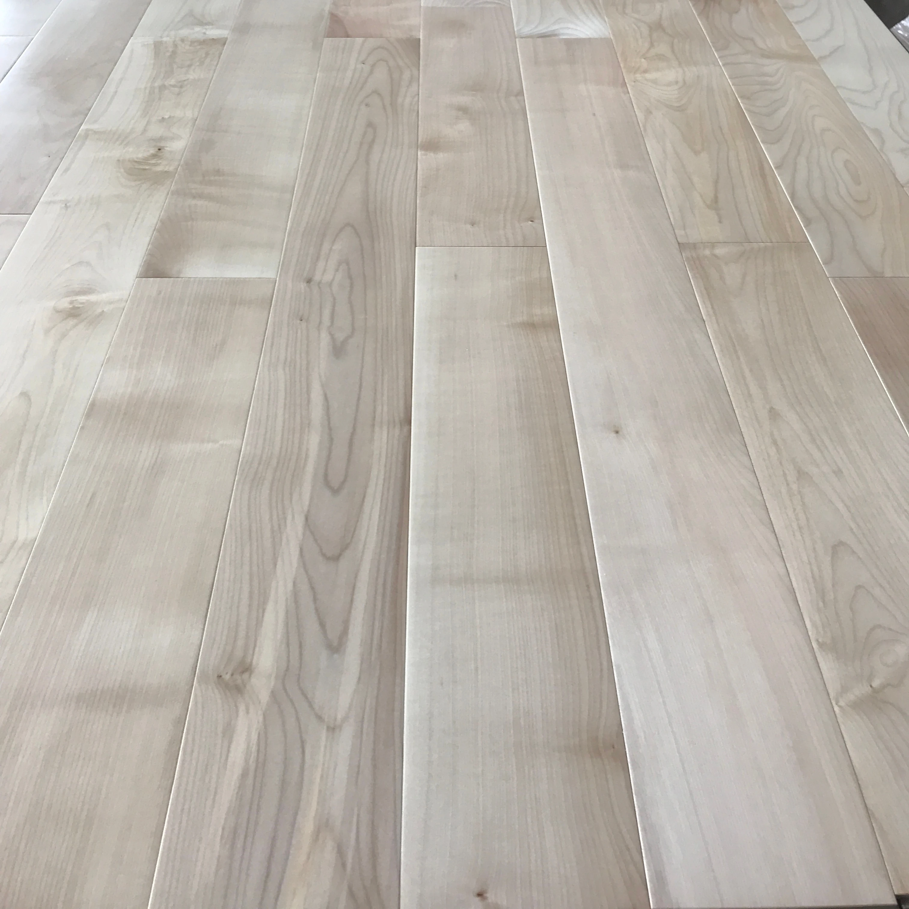 Jesonwood super flat engineered Canadian maple AB grade flooring