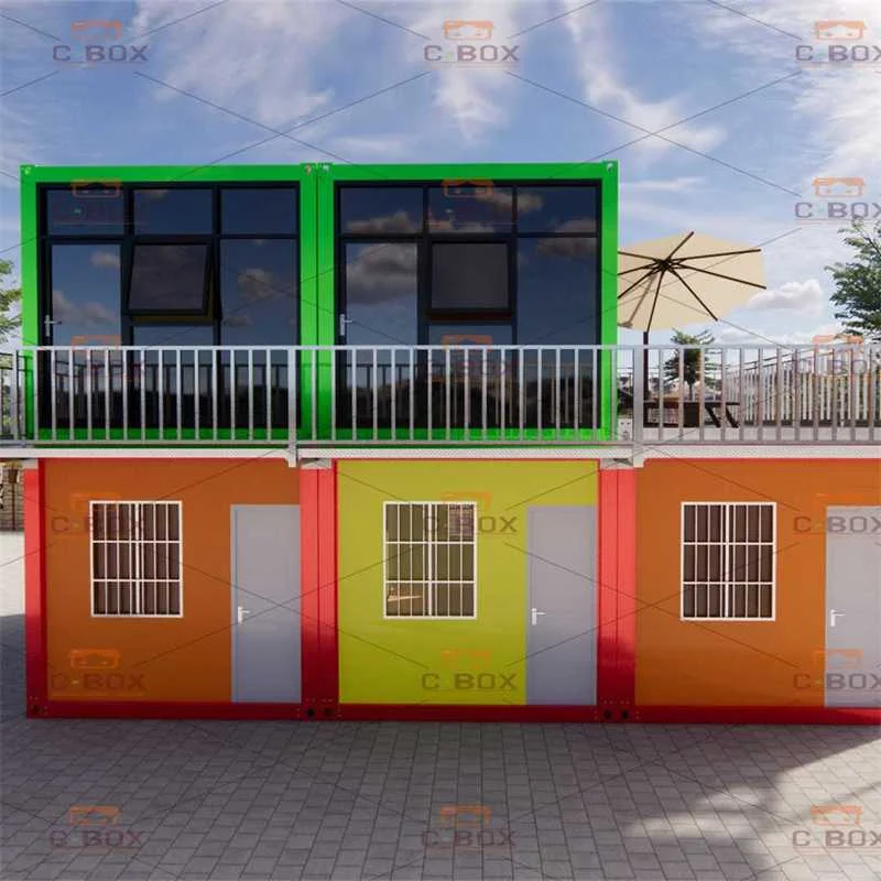 Контейнер Cbox быстрой сборки, офисное здание, 20 футов, стальной материал, прочный передвижной контейнер, склад, бесплатный 3d-дизайн