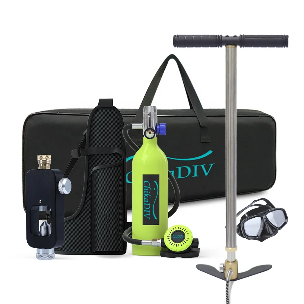 Chikadiv Hot sales Water sports products Snorkeling Mini Oxygen Cylinder dive cylind diving tank