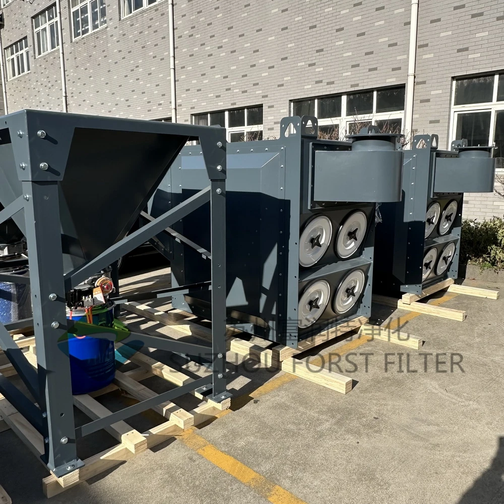 Pulse Jet Clean Industrial Ultrafine Powder Granule Dust Extractor Air Powder Collector Dust Collector