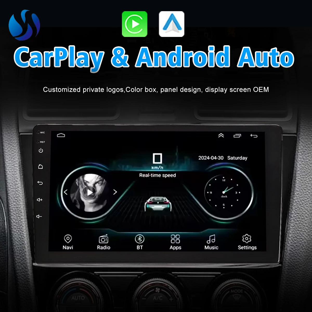 Автомагнитола на Android Автомобильный плеер 9 дюймов для Volkswagen/VW/PASSAT/POLO/GOLF 5 6/TOURAN