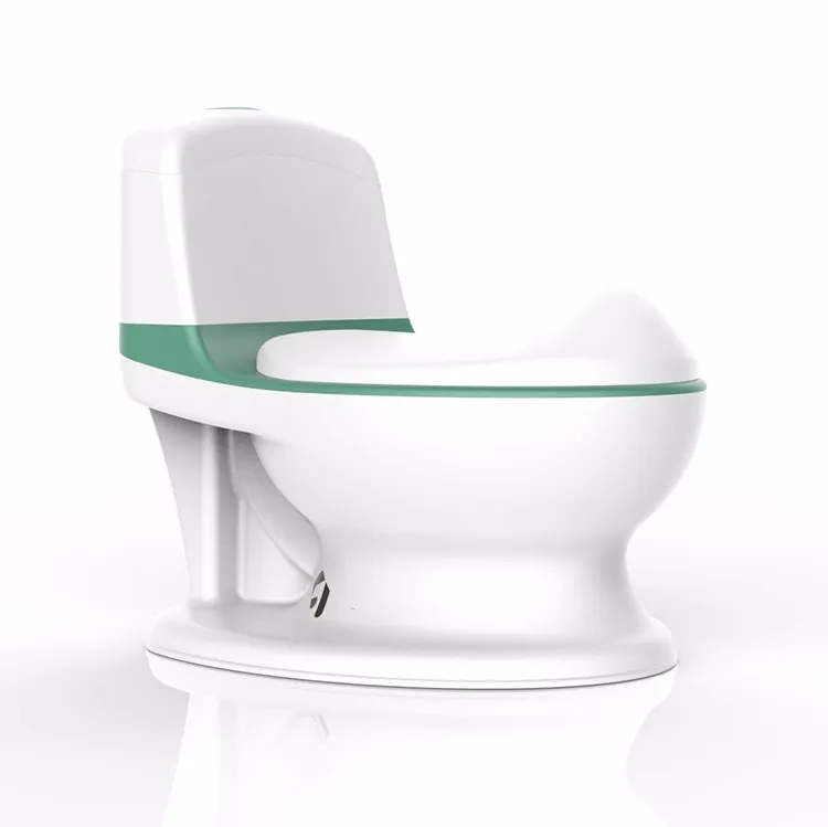 plastic made popular toilet for easy toddler potty training with mini toilet size