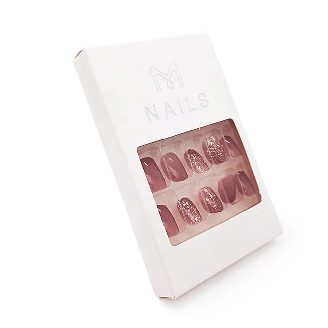 Wholesale Empty Nail Care Box With EVA/Blister Insert False Press on Nails Packaging Boxes