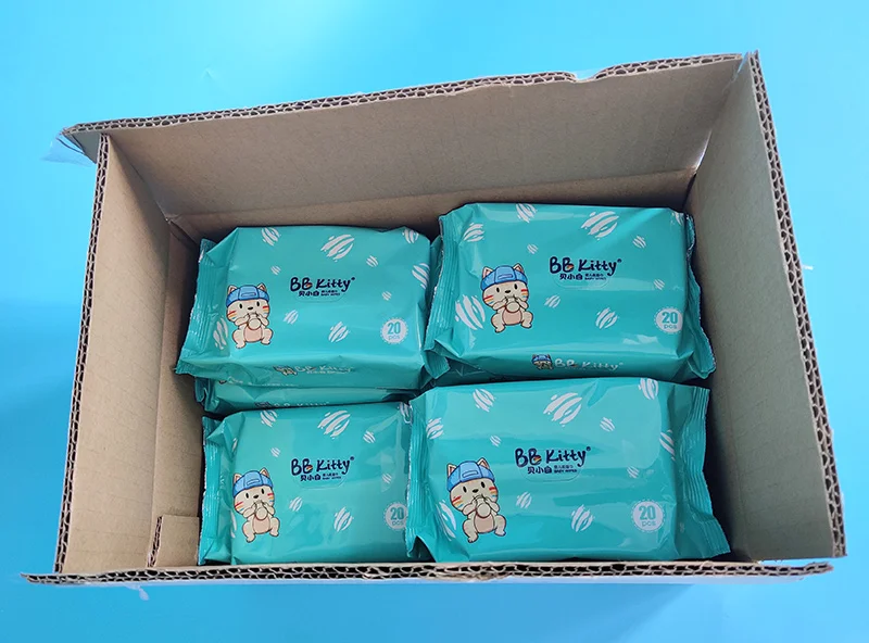 BB Kitty Baby Wet Wipes Manufacturers 20pcs Organic Biodegradable Hot Selling High Quality Baby Wipes