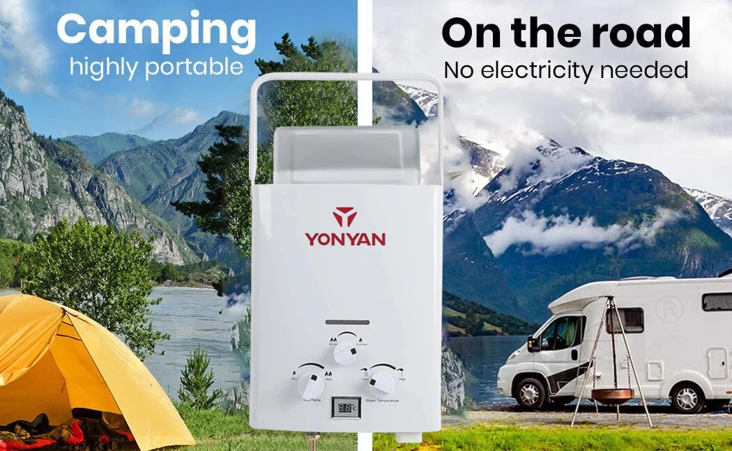 Australia Market calentador de agua Camping instant  Gas Water Heater wall mounted gas heater