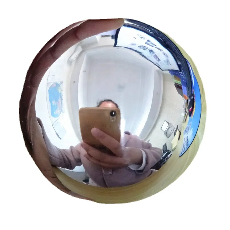 High polished Aisi304 60mm 70mm 76mm 80mm 90mm 100mm 120mm 150mm 200mm mirror hollow stainless steel balls for Adornment