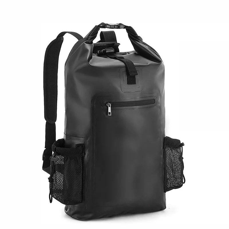 Customized 40L Roll Top Float Lightweight Dry Bags Shoulder Strap 500D Tarpaulin Backpack
