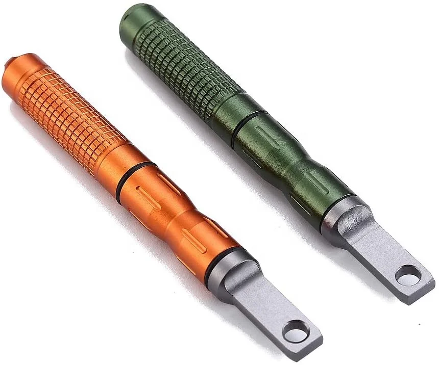 Outdoor Survival Camp EDC Alloy Fire Starter Waterproof Magnesium Flint Stone CNC Gear Pocket camping tool