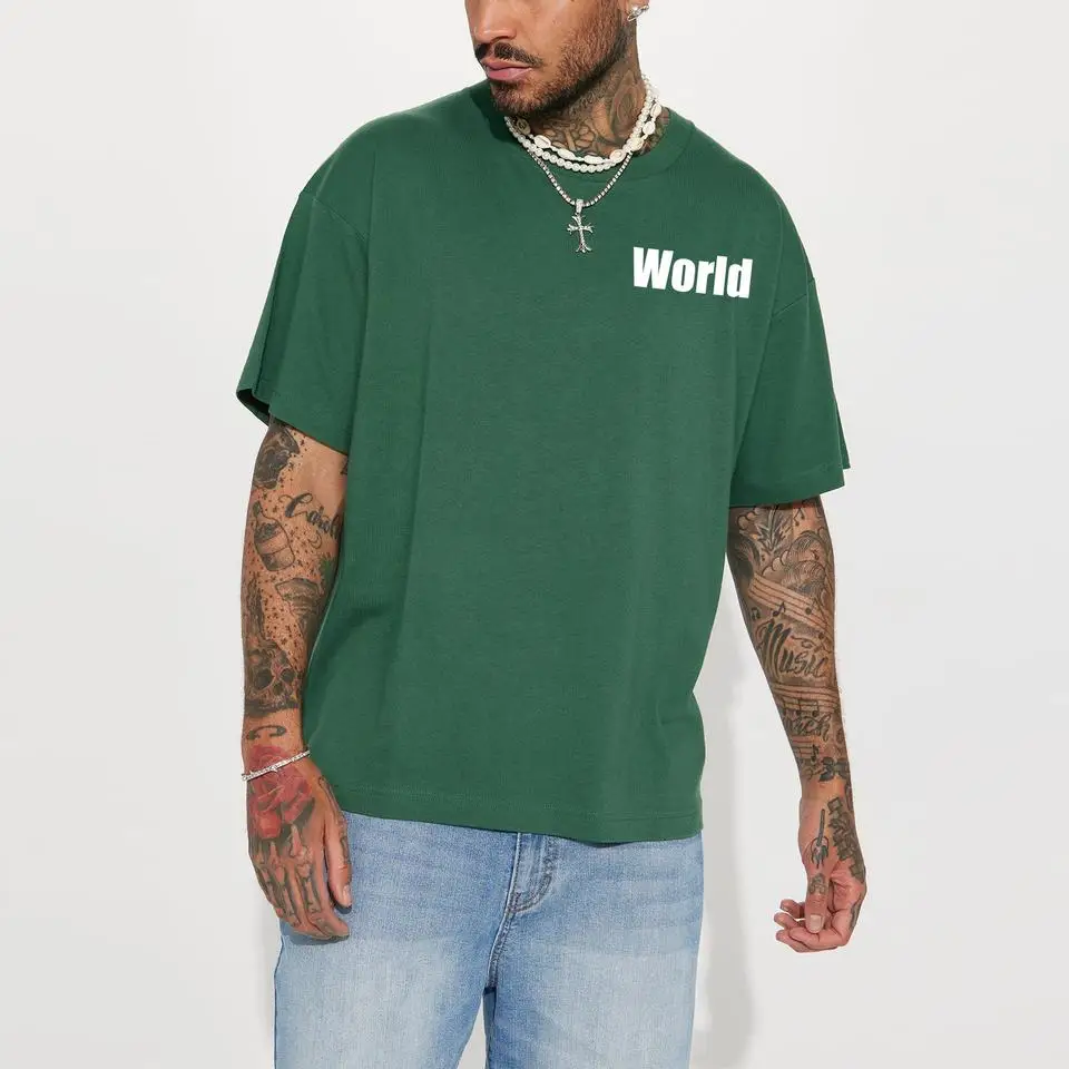 Functional Quality sweat wicking tshirt 100% cotton Eco-friendly men t shirt green breathable fitness tee men clothing