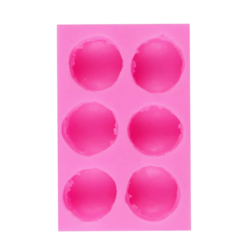 6 Dimensional Macaron Burger Silicone Mold Fondant Chocolate Cake Decoration Mold Baking Pastry Cake Tool Baking Tray Mold