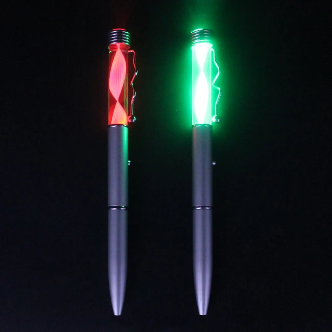 Gift Item High Quality Led Light Pen Logo Ballpoint
