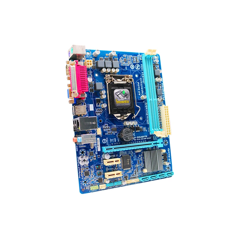 Second Hand Gigabyte Core i7 i5 i3  H61 LGA 1155 PC Motherboard