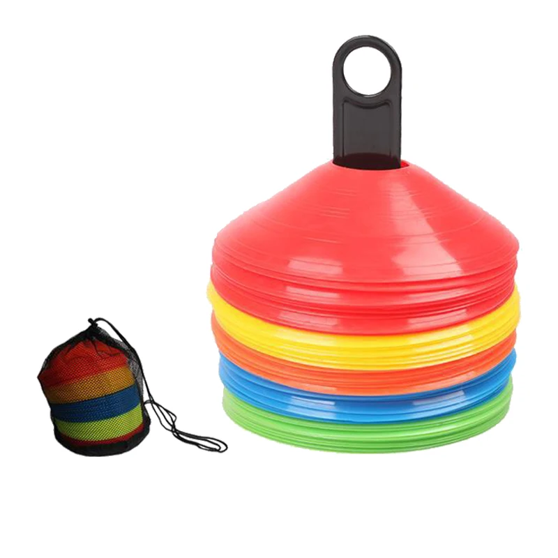 2 Inch High Sport Agility Speed Cones Disc Wind Soccer Cones Equipment For Training Kids