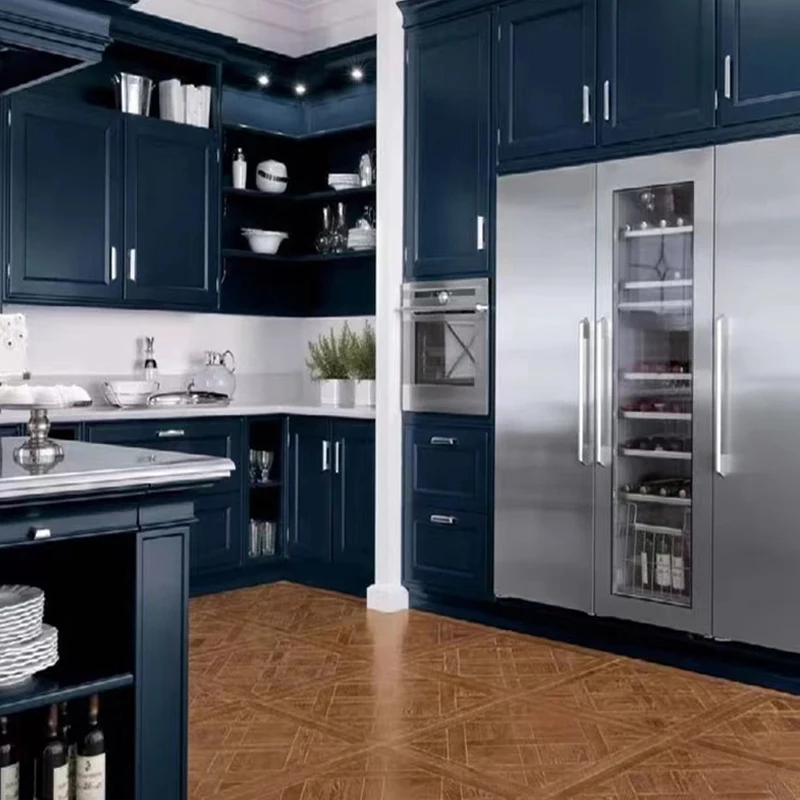 New Style for champagne color best quality white small cheap kitchen cabinet modern sets smart