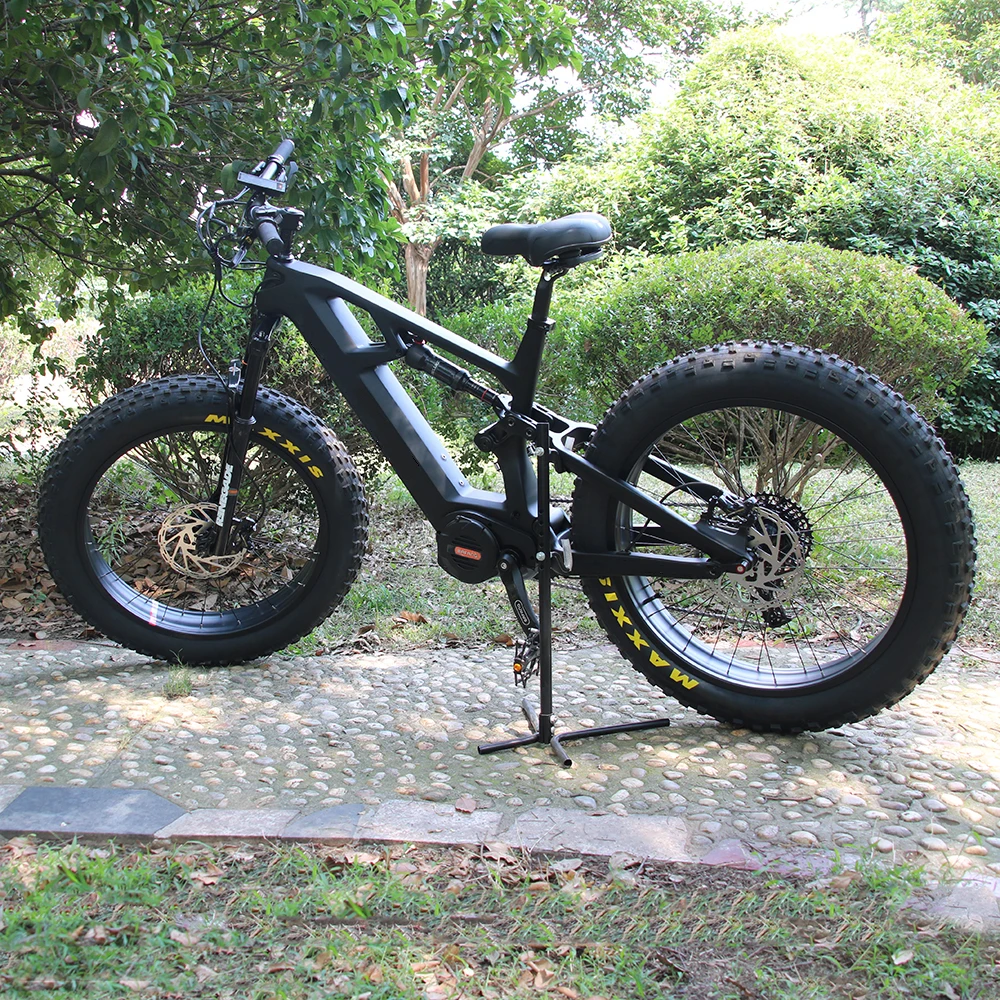 Bafang M600 M620 Mid Drive Full Suspension E Bike M510 Ebike 250W 500w 1000W Carbon frame Electric Mountain Bike