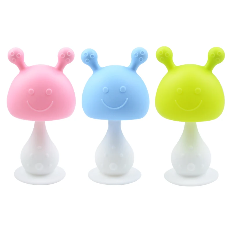 Space Ship Silicone Baby Teether Toys Food Grade Baby Teething Ring Soothe Babies Teething Relief Sore Gums