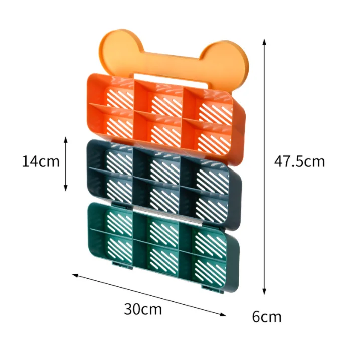 2025 Hot Sell New Design Wholesale Household Wall-mounted Underwear Storage Rack Socks Underpants