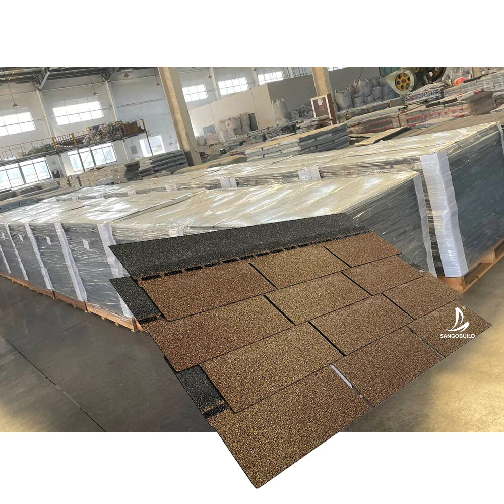 building materials manufacturer fiberglass bitumen asphalt shingle roof coating fireproof roofing materials 3-tab