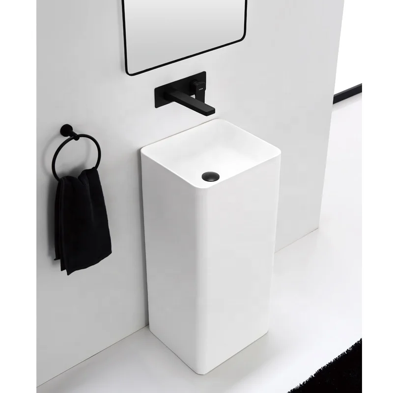 10 years super long warranty luxury black wall mounted tap bathroom wash faucet with in wall valve