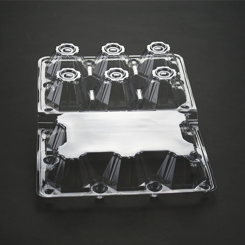 Eggs Plastic Packaging Box Egg Packing Tray 6-holes egg tray