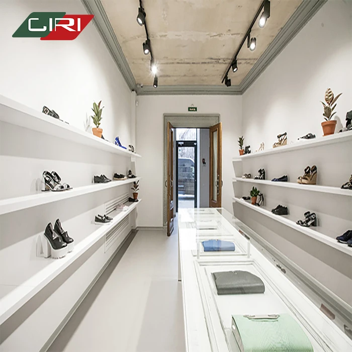 CIRI Factory Price Direct Selling Sport Shop Simple Style Wooden Round Handbag Display Table Custom Sport Shoes Shop