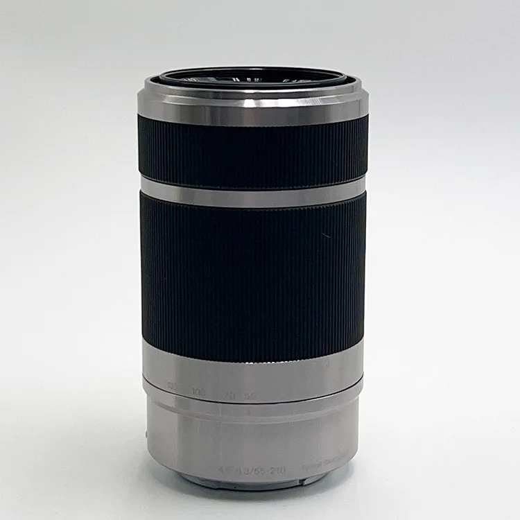 Подержанный Автофокус для SONY E55-210mm F4.5-6.3 зум-объектив видео и фотостудий использованный объектив камеры