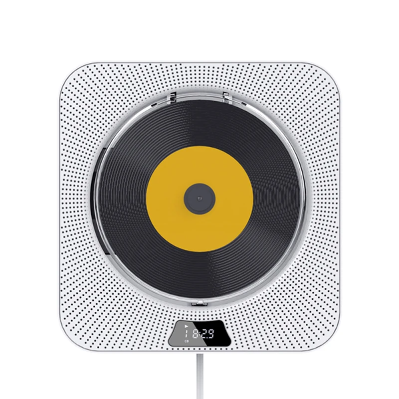 Wall mounted mp3 boombox portable CD player with BT output/FM/USB/AUX