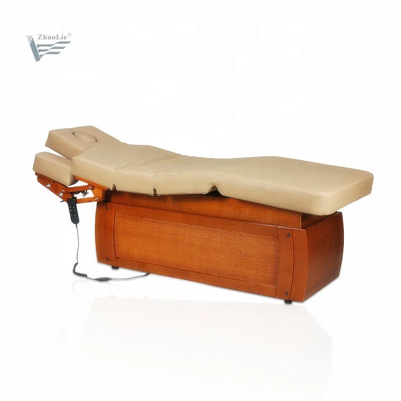 Foshan Top Beauty Salon Facial Spa Chair Electric Cosmetic Bed Wholesale Massage Table with 3 CE Motor